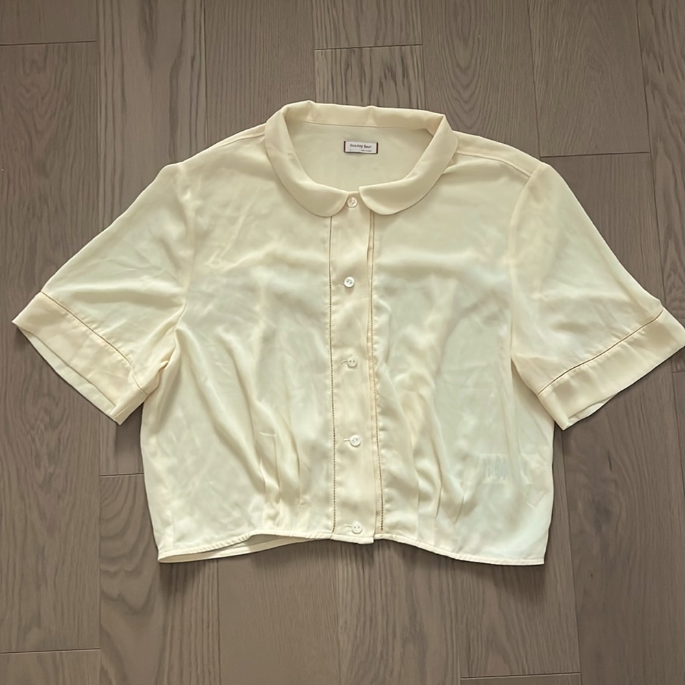 Sunday Best Cropped cute blouse